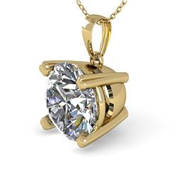 1.50 ctw VS/SI Diamond Designer Necklace 14k Yellow Gold - REF-454N3F