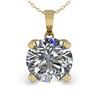 Image 2 : 1.50 ctw VS/SI Diamond Designer Necklace 14k Yellow Gold - REF-454N3F
