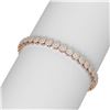 Image 2 : 8 ctw Diamond Bracelet 18K Rose Gold - REF-457F8M