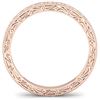 Image 3 : 1 ctw Certified VS/SI Diamond Art Deco Eternity Ring 14k Rose Gold - REF-78M2G