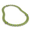 Image 2 : 58.69 ctw Peridot & Diamond Necklace 14K White Gold - REF-581W8H