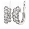 Image 3 : 2.34 ctw Diamond Designer Earrings 18K White Gold - REF-172A8N
