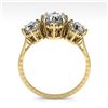 Image 3 : 2 ctw Past Present Future Certified VS/SI Diamond Ring 18k Yellow Gold - REF-414X2A