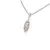 Image 2 : 3 ctw Diamond Necklace 18K White Gold - REF-265N3F
