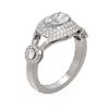 Image 1 : 2.19 ctw Oval Diamond Ring 18K White Gold - REF-504X2A