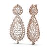 Image 2 : 6.23 ctw Diamond Earrings 18K Rose Gold - REF-474W4H