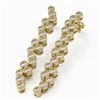 Image 1 : 3.72 ctw Diamond Designer Earrings 18K Yellow Gold - REF-360K2Y