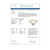 Image 4 : 0.93 ctw Certified VS/SI Diamond Ring 18k Yellow Gold - REF-87G8W