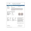 Image 4 : 1.35 ctw Certified VS/SI Diamond Stud Micro Earrings 14k Rose Gold - REF-177K3Y