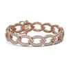Image 1 : 7.5 ctw Diamond Designer Bracelet 18K Rose Gold - REF-552A5N