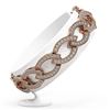 Image 2 : 7.5 ctw Diamond Designer Bracelet 18K Rose Gold - REF-552A5N