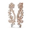 Image 2 : 4.62 ctw Diamond Earrings 18K Rose Gold - REF-554F4M