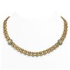 Image 1 : 53.35 ctw Citrine & Diamond Necklace 14K Rose Gold - REF-581W8H