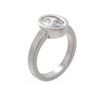 Image 1 : 2 ctw Oval Diamond Ring 18K White Gold - REF-846Y8X