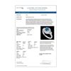 Image 4 : 2.05 ctw Intense Blue Diamond Art Deco 3 Stone Ring 18k White Gold - REF-300M2G