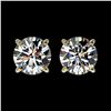 Image 1 : 1.59 ctw Certified Quality Diamond Stud Earrings 10k Yellow Gold - REF-127R5K