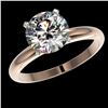 Image 2 : 2.50 ctw Certified Quality Diamond Engagment Ring 10k Rose Gold - REF-606G4W