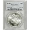 Image 3 : 1878-CC S$1 MS66 PCGS. Untoned and completely brillian