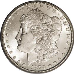 1879-CC S$1 Capped Die MS65 PCGS. VAM-3. A Top 100 Var