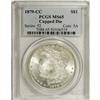 Image 3 : 1879-CC S$1 Capped Die MS65 PCGS. VAM-3. A Top 100 Var