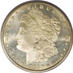 1880-S S$1 MS68 Prooflike PCGS. This prooflike piece i