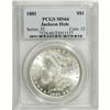 Image 3 : 1881 S$1 MS66 PCGS. Ex: Jackson Hole. Satiny luster pe