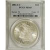 Image 3 : 1881-CC S$1 MS68 PCGS. The 1881-CC Morgan dollar is on