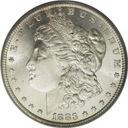 1883-CC S$1 MS67 Prooflike PCGS. Ex: PCGS Tour. This i