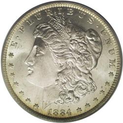 1884-O S$1 MS67 PCGS. Ex: Cajun. The quality of strike