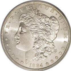 1884-S S$1 MS63 PCGS. Brilliant and lustrous with shar