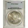 Image 3 : 1884-S S$1 MS63 PCGS. Brilliant and lustrous with shar