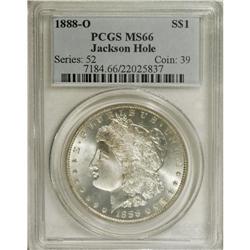 1888-O S$1 MS66 PCGS. Largely untoned with just a few
