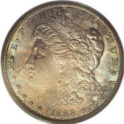 1888-S S$1 MS67 PCGS. This Superb Gem is an amazing ir