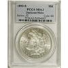 Image 3 : 1893-S S$1 MS63 PCGS. Jackson Hole. Brilliant and shar