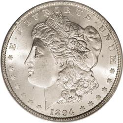 1894 S$1 MS65 PCGS. Jackson Hole. This is a brilliant