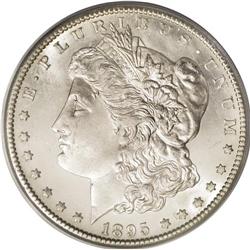 1895-S S$1 MS65 PCGS. Jackson Hole. This Gem nearly qu