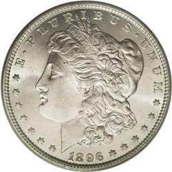 1896 S$1 MS67 PCGS. Ex: Jackson Hole. The 1896 issue i