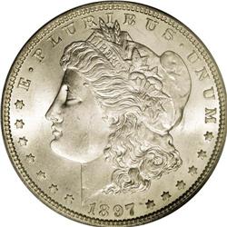 1897-O S$1 MS66 PCGS. This piece is housed in an older