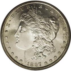 1897-S S$1 MS67 PCGS. Ex: New York City Set. The ''97-