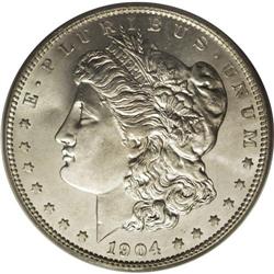 1904-O S$1 MS67 PCGS. This is an incredible 1904-O Mor