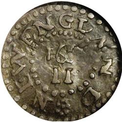 1662 2PENCE Oak Tree Twopence XF40 NGC. Noe-29, Crosby