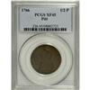 Image 3 : 1766 1/2P Pitt Halfpenny XF45 PCGS. Breen-251. Chocola