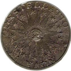 1783 COPPER Nova Constellatio Copper, Pointed Rays, Sm