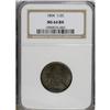 Image 3 : 1804 1/2 C Plain 4, No Stems MS64 Brown NGC. C-13, B-1