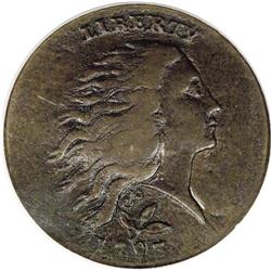 1793 1C Wreath Cent--Vine and Bars, Corroded, Repaired