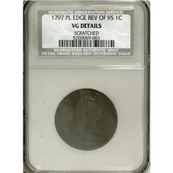 1797 1C Reverse of 1796, Plain Edge--Scratched--NCS. V