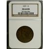 Image 1 : 1819 1C Small Date MS64 Brown NGC. A suitably preserve