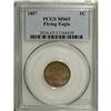 Image 3 : 1857 1C MS65 PCGS. Luster percolates across the streak