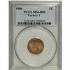 Image 1 : 1886 1C Type One MS64 Red PCGS. A pumpkin-gold near-Ge