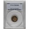 Image 1 : 1871 1C PR65 Red and Brown PCGS. Shallow N in ONE. The